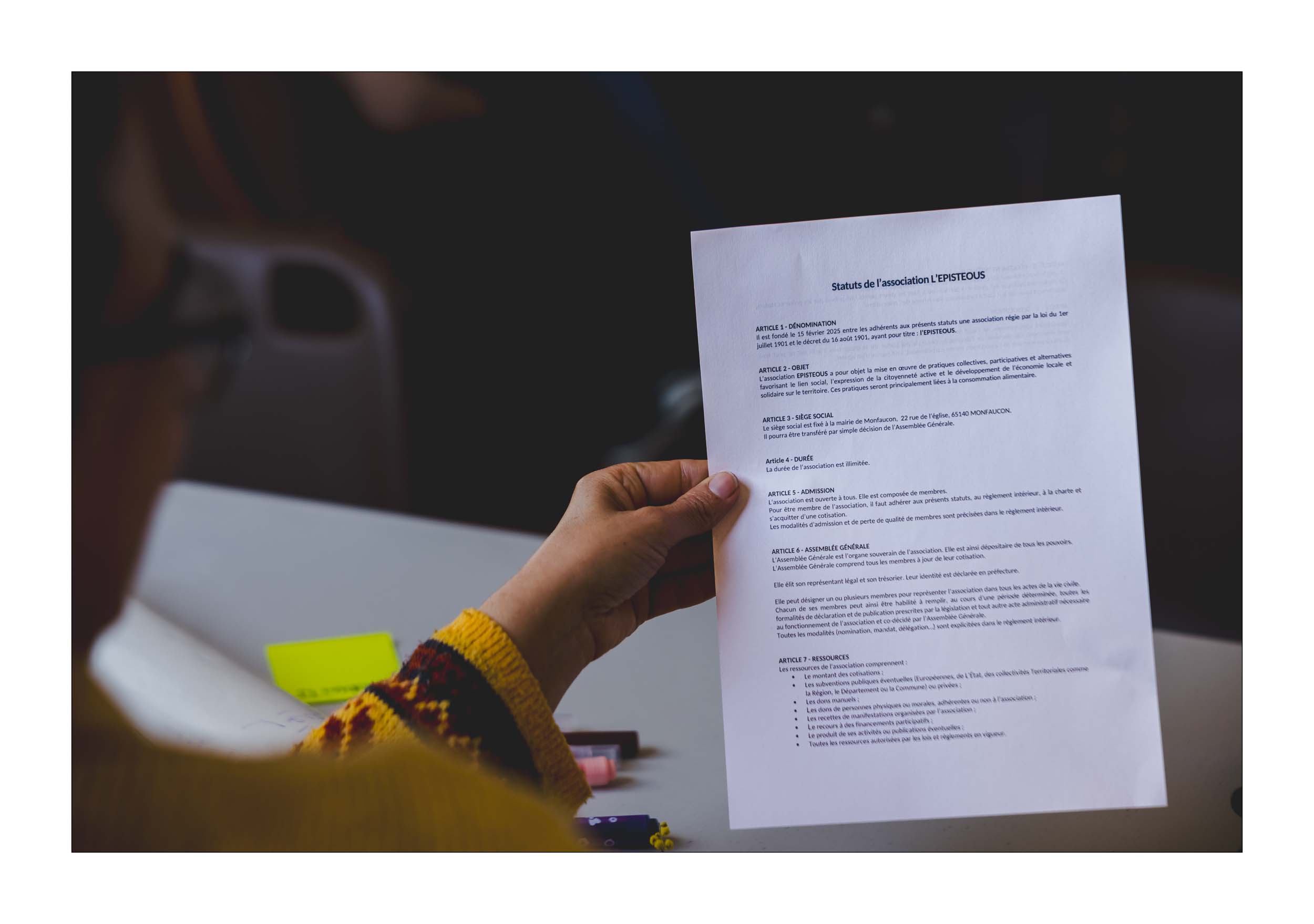 CRÉATION DE L\&rsquo;ÉPICERIE PARTICIPATIVE