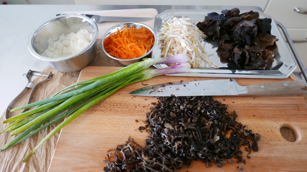 Préparation des Nems